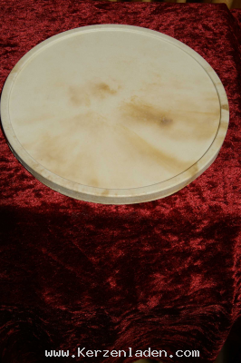 Kerzenteller aus knstlich gepresstem Sandstein/ Farbe und Schattierung kann vom Bild abweichen!