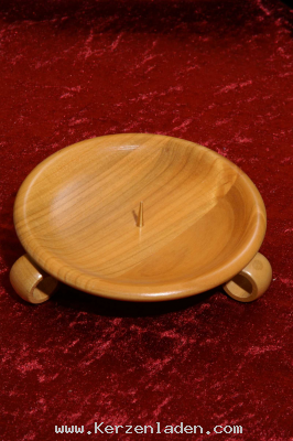 Kerzenstnder Holz/ Kirsche/ fr Kerzen mit einem Durchmesser bis 80mm/ Holzfarbe und Maserung kann vom Bild abweichen!