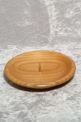 Kerzenstnder Holz/ Kirsche/ fr Kerzen mit einem Durchmesser bis 80mm/ Holzfarbe und Maserung kann vom Bild abweichen!