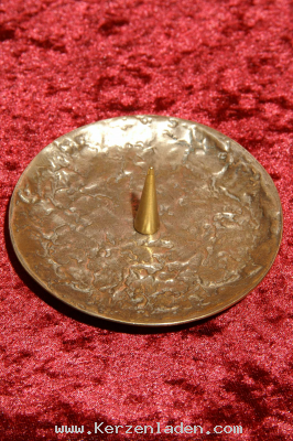 Kerzenständer Bronze/ gehämmert/ für Kerzen mit einem Durchmesser bis 70mm