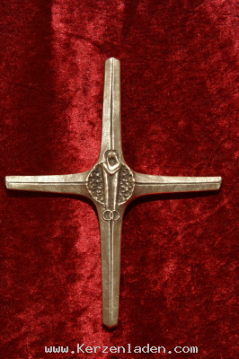 Hängekreuz Bronze/ auch als Ehekreuz verwendbar