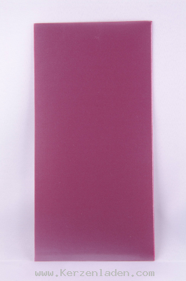 violett perlmutt glänzend Wachsplatte