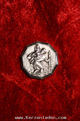 Christopherusplakette magnetisch und zum Kleben