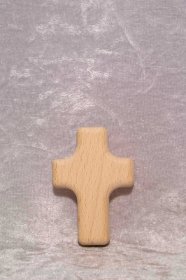 Handschmeichlerkreuz aus Buchenholz 