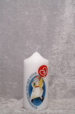 Kerze zum Heiligen Jahr der Barmherzigkeit 