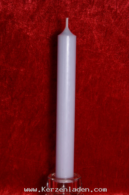 pastellblau Stabkerze 180x22mm  durchgefärbt aus hochwertigen Parafinwachs erfüllt die Anforderungen nach dem Ral-Gütezeichen RAL-GZ 041 Kerzen