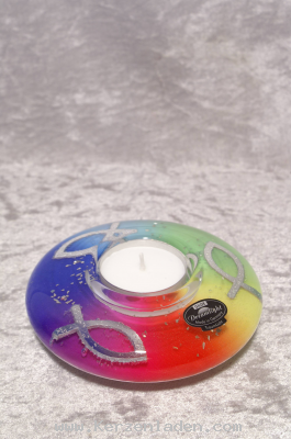 Ichtys Dreamlight Ufo Mini Teelichthalter regenbogenfarben