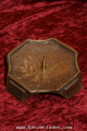 Kerzenstnder Bronze/ Dorn in der Mitte/ fr Kerzen mit einem Durchmesser bis 80mm