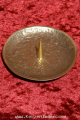 Kerzenstnder Bronze/ gehmmert/ fr Kerzen mit einem Durchmesser bis 70mm