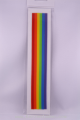 Rund 2x230mm Verzierwachs Streifen Regenbogen-Fraben 6 bunte Farben je Farbe 3 Streifen