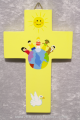 Kinderkreuz gelb Kinder der Welt