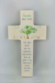 Kinderkreuz aus Holz
Gebet auf dem Kreuz: Danke lieber Gott, für alles Gute, das du schenkst, und dafür, dass du jeden Tag behutsam meine Schritte lenkst. 