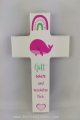 Kinderkreuz aus Holz
mit lieblichen WAL Motiv rosa und Segenswunsch
Segenswunsch 