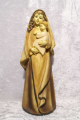 Maria modern Marienfigur aus Kunststoff bemalt brauntöne groß