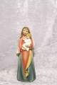 Maria modern Marienfigur aus Kunststoff bemalt klein