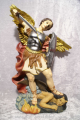 Hl. Michael Heiligenfigur aus Kunststoff bemalt groß