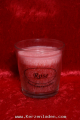 Rose Duftkerze aus 100% Stearin mit naturidentischen Öl Kerze im Glas ist 3-farbig von Hand gegossen ein umweltfreundlicher Deckel aus PP bewahrt den Duft im Glas. Typisch ist die leicht glitzernde, kristalline Struktur u. ein ruhiger Abbrand