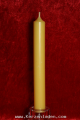 pastellgelb Stabkerze 180x22mm  durchgefärbt aus hochwertigen Parafinwachs erfüllt die Anforderungen nach dem Ral-Gütezeichen RAL-GZ 041 Kerzen