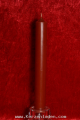 braun Stabkerze 180x22mm  durchgefärbt aus hochwertigen Parafinwachs erfüllt die Anforderungen nach dem Ral-Gütezeichen RAL-GZ 041 Kerzen