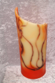 Elem Candle Zylinder groß orange-braun-creme 8 Dochte Die Zylinderkerzen wirken durch den geschwungenen Zylinder sehr edel und majestätisch, wodurch bereits eine Kerze allein ein toller Blickfang ist.