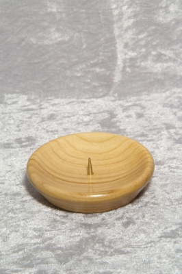 Kerzenständer Holz/ Kirsche/ für Kerzen mit einem Durchmesser bis 50mm/ Holzfarbe und Maserung kann vom Bild abweichen!