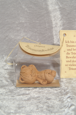 Traumzauberbär Ton liegend in Cellotüte schön verpackt