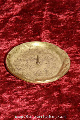 Kerzenständer/  Bronze/ gehämmert/ mit Dorn