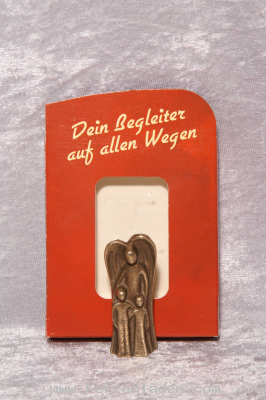 Handschmeichler Bronze/ Schutzengel mit zwei Kindern/ Dein Begleiter auf allen Wegen.