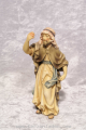 Kameltreiber Matteo Holzkrippenfigur der Südtiroler Holzschnitzerei Dolfi Handbemalt