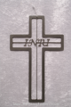 Eelstahlkreuz Schrift INRI