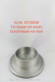 Kerzenhalter Alu matt für Kerzen mit einem Durchmesser von 6cm