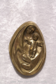 Madonnenrelief aus Bronze zum Hängen